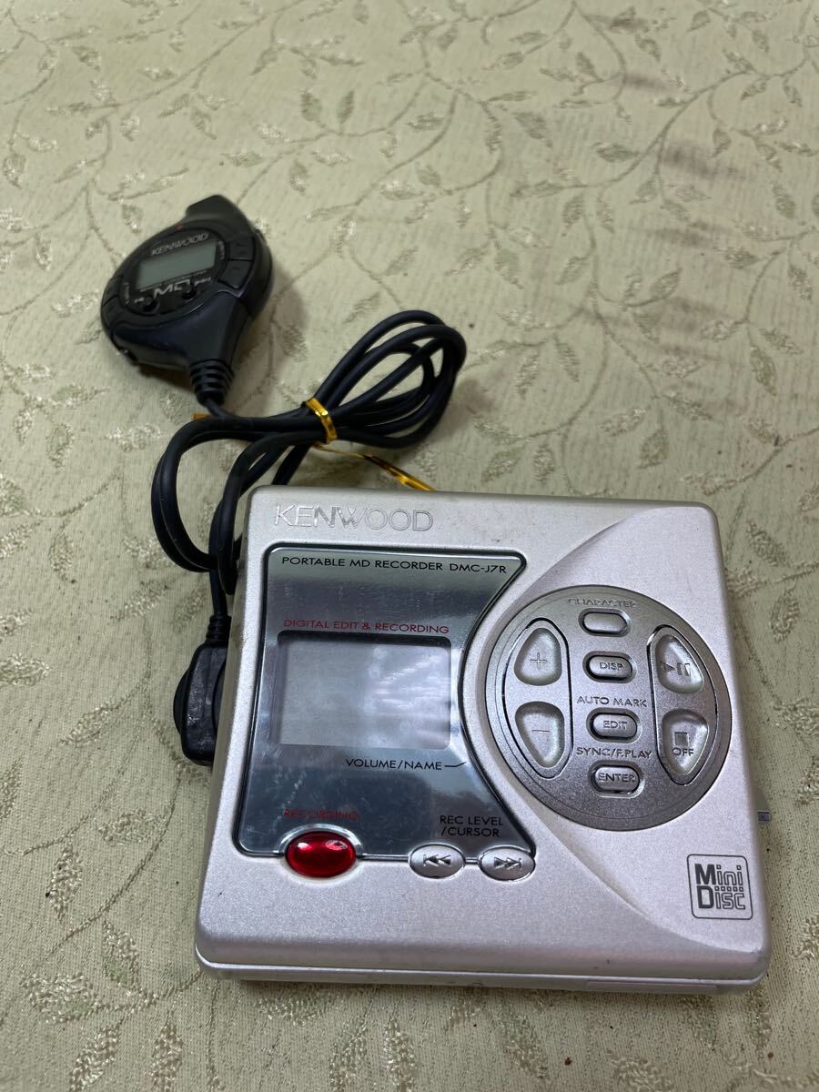 ★(B-10) KENWOOD ケンウッド ポータブルMDレコーダー DMC-J7R ポータブルMDプレーヤー MDプレーヤー拍卖