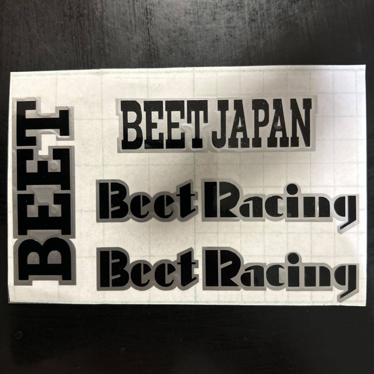 BEET仕様ステッカー シルバー×ブラック拍卖