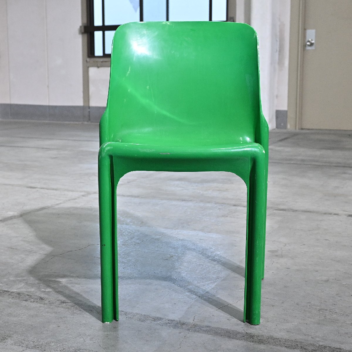 イタリア製 アルテミデ「Selene/セレネ」ダイニングチェア B ヴィコマジストレッティ VICO MAGISTRETTI 屋外 テラス スタッキング Artemide拍卖