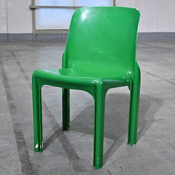 イタリア製 アルテミデ「Selene/セレネ」ダイニングチェア A ヴィコマジストレッティ VICO MAGISTRETTI 屋外 テラス スタッキング Artemide拍卖