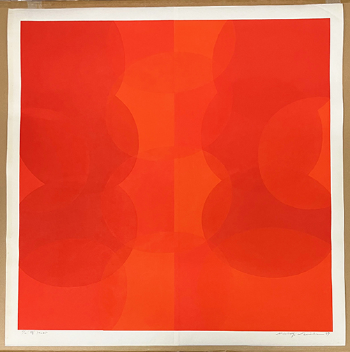 成田光二『“時”97-25』木版画 ed.1/10. 鉛筆サイン シートのみ(裏打ち) 1997年制作拍卖