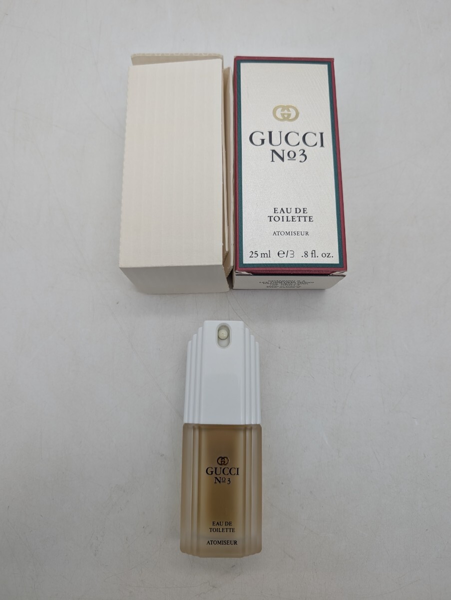 送料無料 GUCCI グッチ No3 オードトワレ EAU DE TOILETTE ATOMISEUR 香水 フレグランス 25ml EDT アトマイザー拍卖