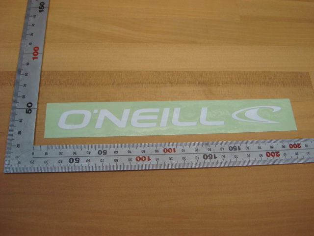 新品O’NIELL WAVE STICKER(オニールウエイブステッカー) 18cm(カッティングタイプ) GO-1430 ホワイト拍卖