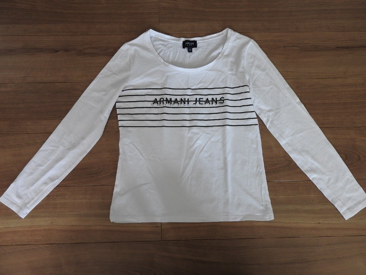 ★★送料無料 アルマーニジーンズ ARMANI JEANS ロンT 40サイズ拍卖