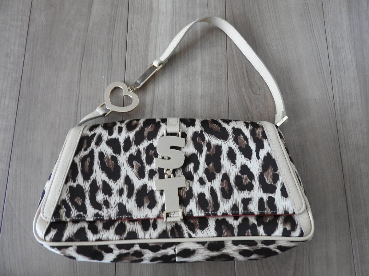 ★★送料無料 Samantha Thavasa サマンサタバサ レオパード ヒョウ柄 ショルダーバッグ クラッチ ハンドバッグ 拍卖