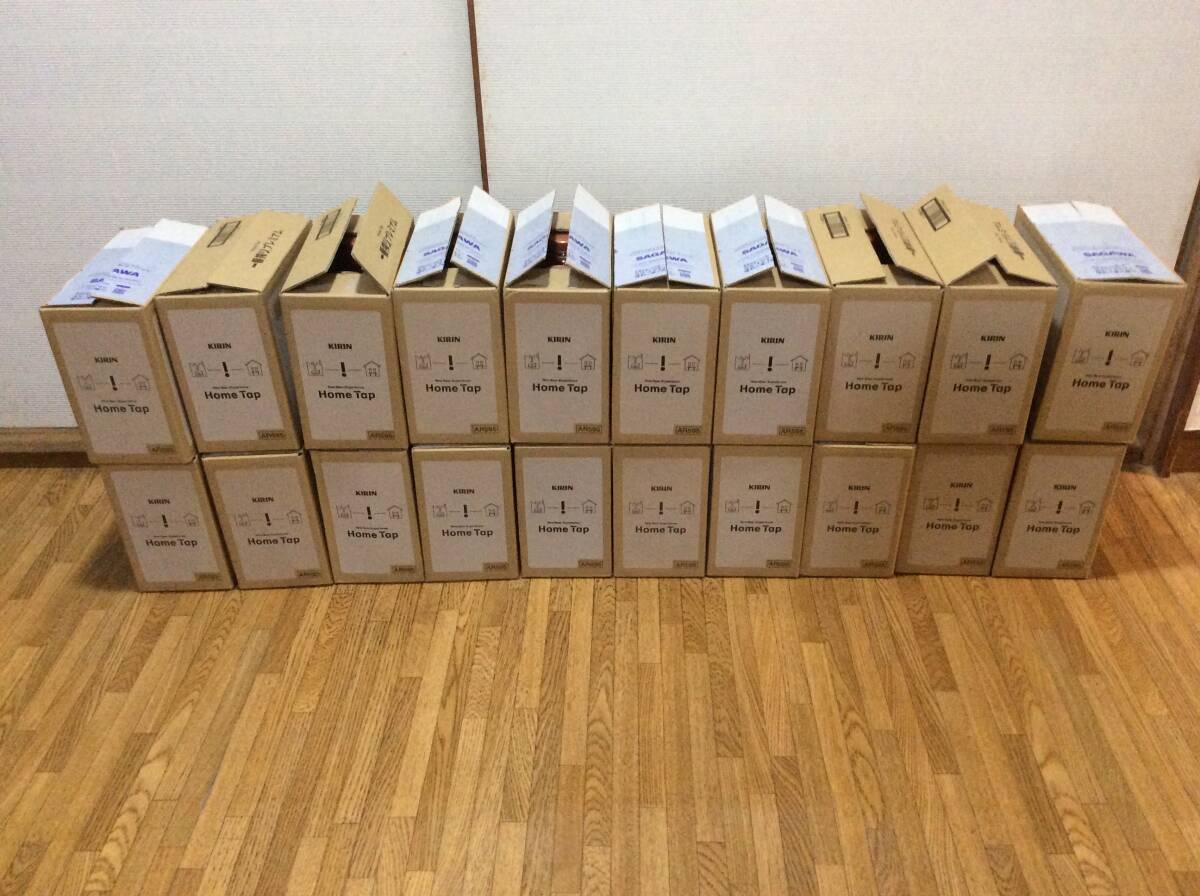 送料込み KIRIN キリン キリンビール ホームタップ 一番搾りプレミアムラベル 空ペットボトル ホームタップ用ボトル 1本1L 合計40本分拍卖