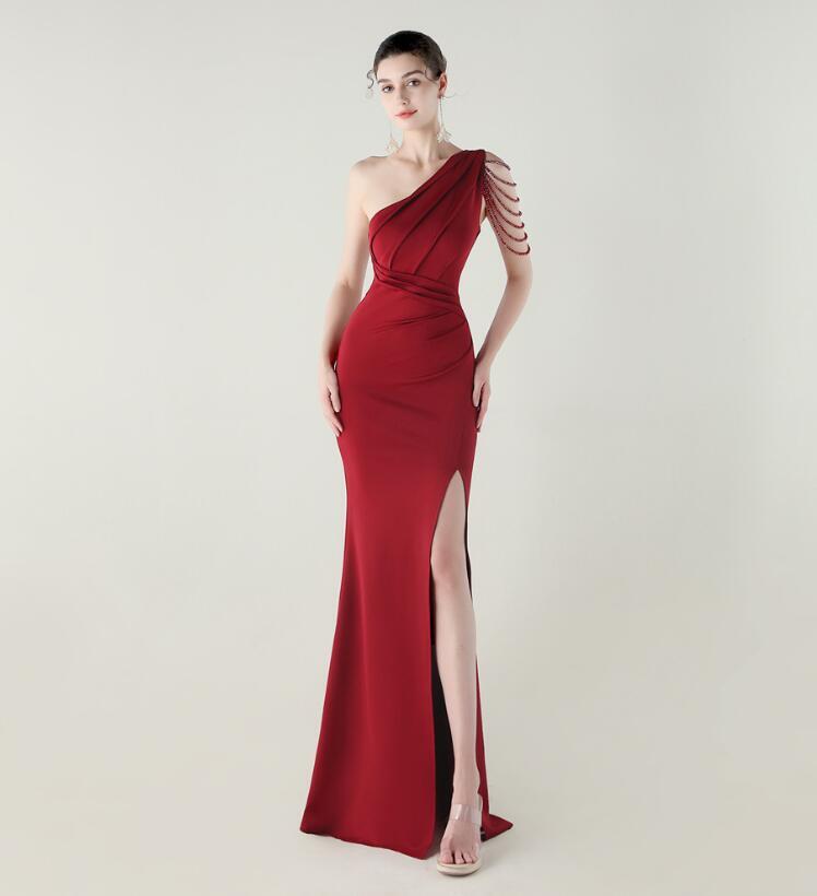 M1016 ワンピースレディース● 着心地抜群 20代30代40代 ● 発表会dress  素敵  red拍卖
