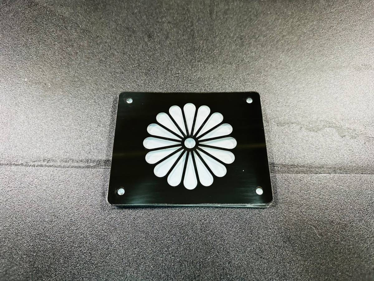 CUHA-5 中間ウインカー 花 左右2枚セット 鏡面 デコトラ ウインカー ステンレス カスタムトラック拍卖