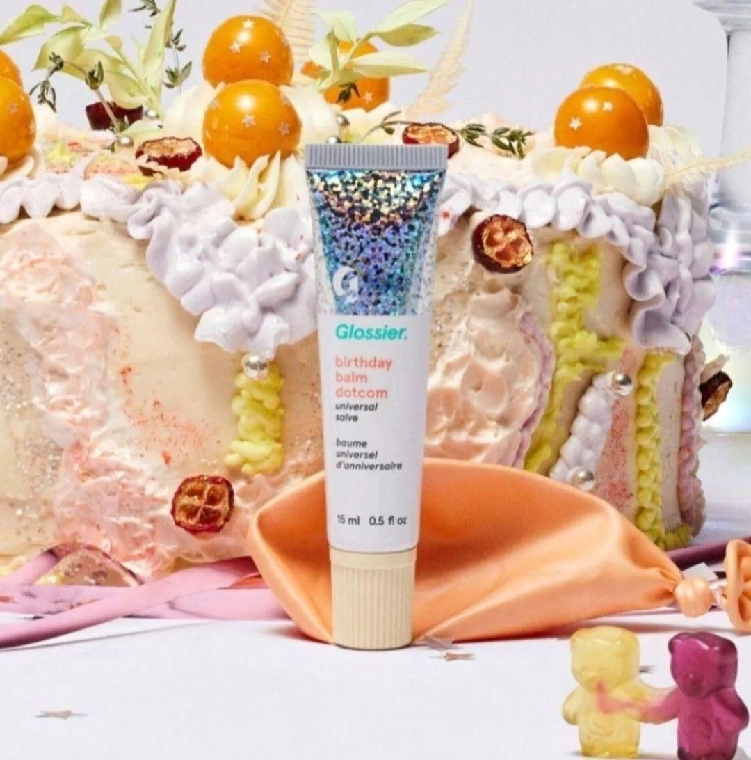 【birthday】Balm Dotcom★glossier★グロッシアー リップバーム マルチバーム ※箱潰れあり拍卖