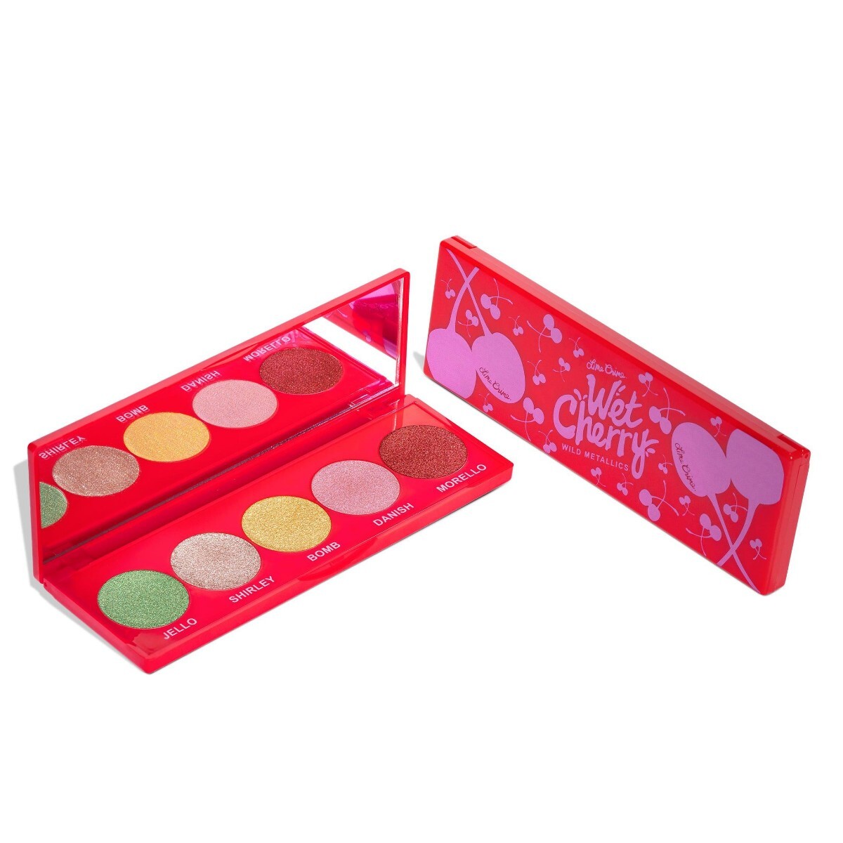 【ウェットチェリーワイルドメタリックアイシャドウパレット ハイインパクトカラー】ライムクライム lime crime 海外コスメ プレゼント拍卖