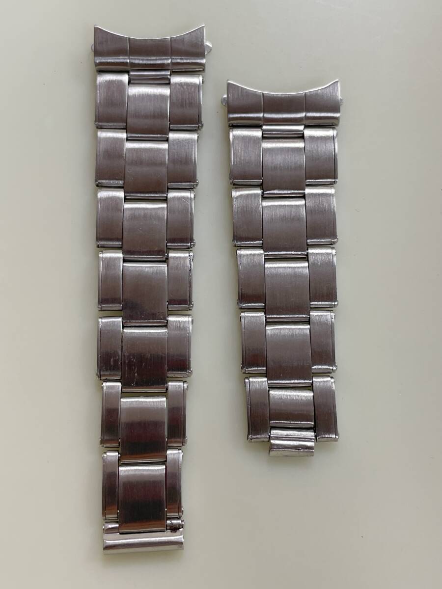 19mm FF61 古いROLEXのブレスパーツ フラッシュフィット リベットブレス ジャンク品拍卖
