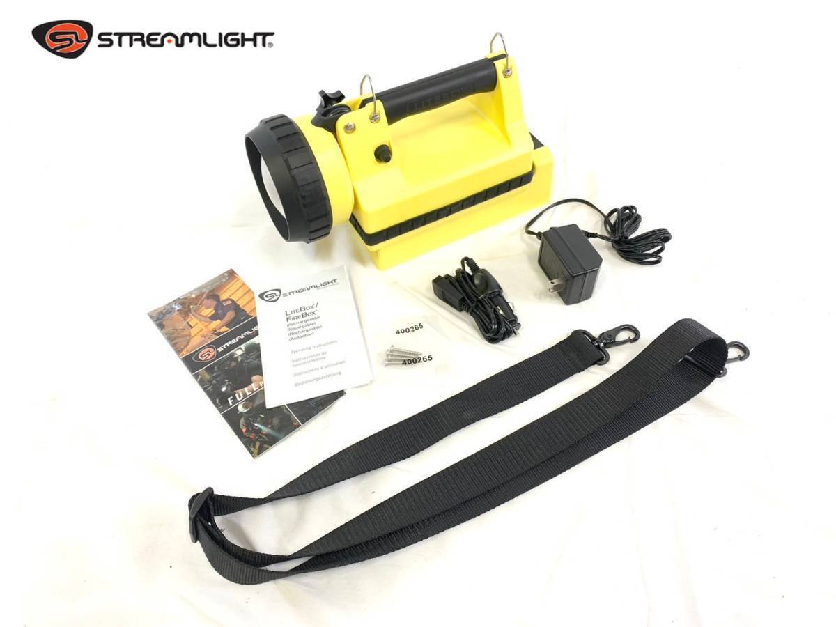 【米軍放出品】☆未使用品 充電式懐中電灯 ランタン ハンディライト STREAMLIGHT キャンプ 防災 (80)☆CJ23I#25拍卖
