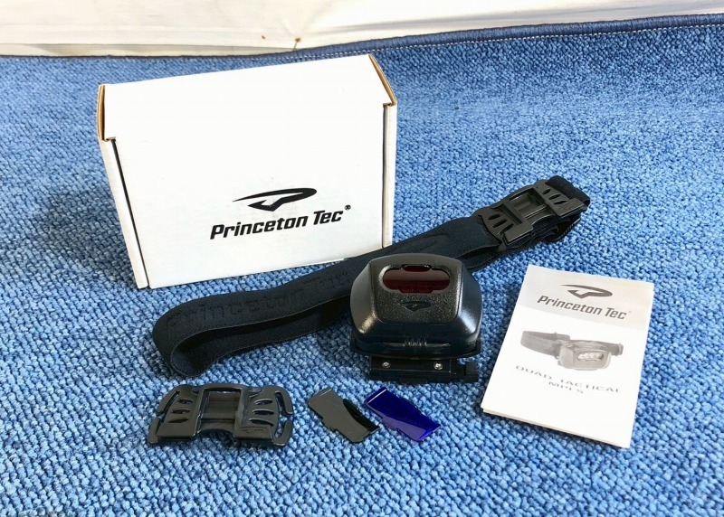 【米軍放出品】未使用品 タクティカルヘッドランプ LEDヘッドランプ 78ルーメン Princeton Tec ミリタリー (60) ☆CJ18I#25拍卖