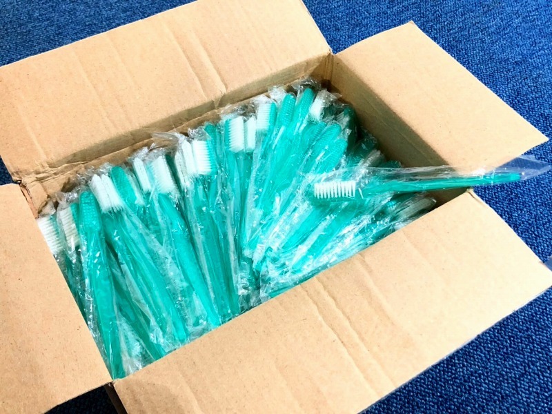 【米軍放出品】未使用品 歯ブラシ 144本 個別包装 DawnMist TB46 アメニティ 介護 防災 備蓄 (60) ☆BJ1OK-W#25拍卖