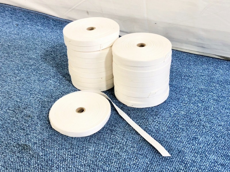 【米軍放出品】未使用品 コットンテープ 幅13.8mm×長さ30m×20巻 手芸用テープ 綿テープ (60)☆CJ3P#25拍卖