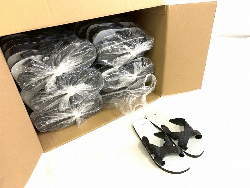 【米軍放出品】未使用品 シャワーサンダル 72足セット 27cm(Mサイズ) スリッパ ビーチサンダル スポーツサンダル (140)☆CJ14A#25拍卖