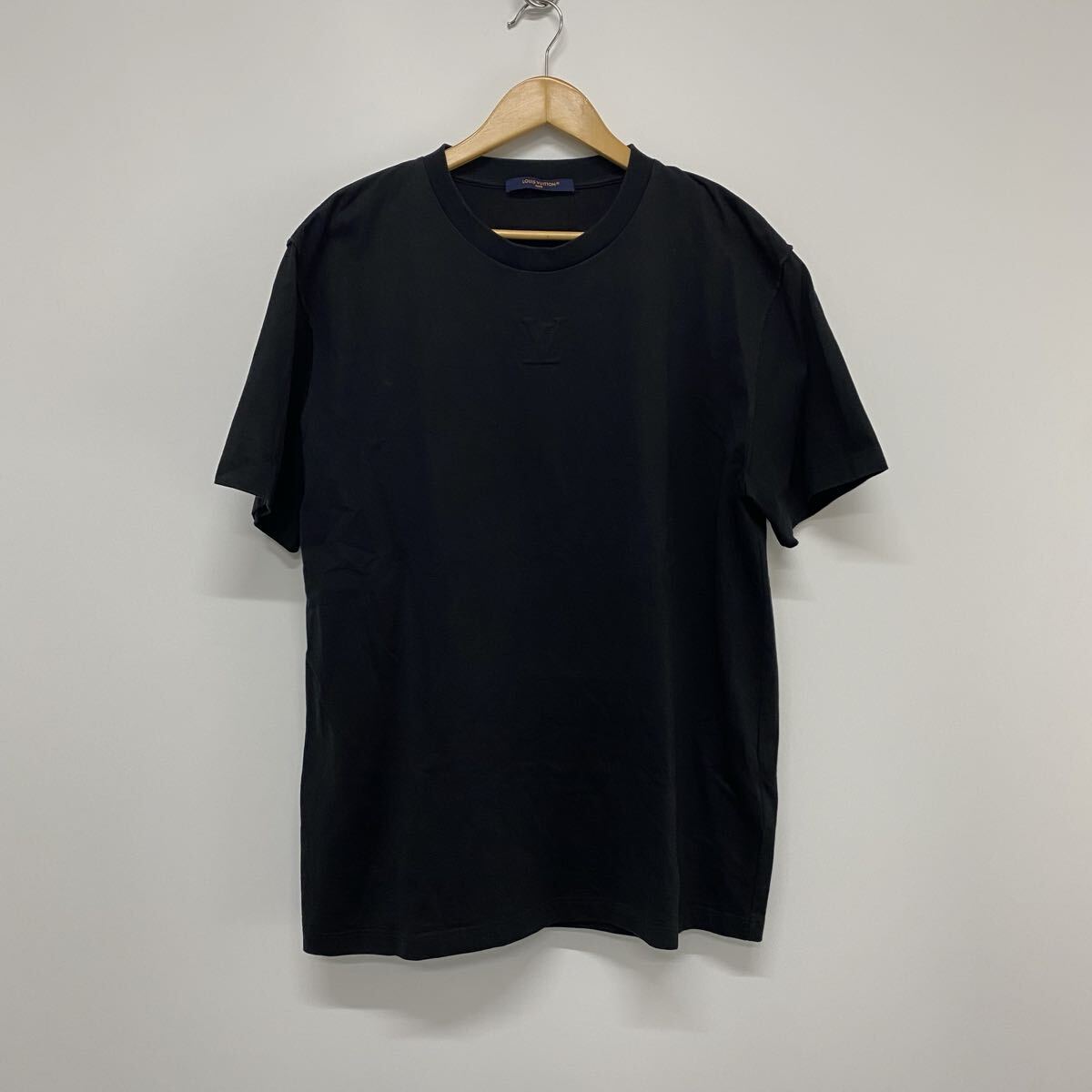【LOUIS VUITTON】ルイヴィトン Tシャツ 半袖 XXL RM251QDT3 エンボスLV ブラック 34拍卖