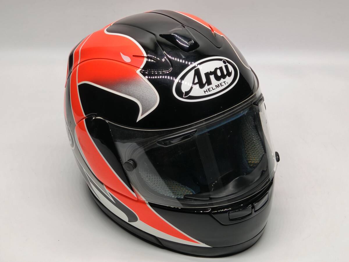 Arai アライ RX-7 RR3 Kenny Roberts RX-7 RRⅢ ケニーロバーツJr フルフェイスヘルメット Lサイズ拍卖