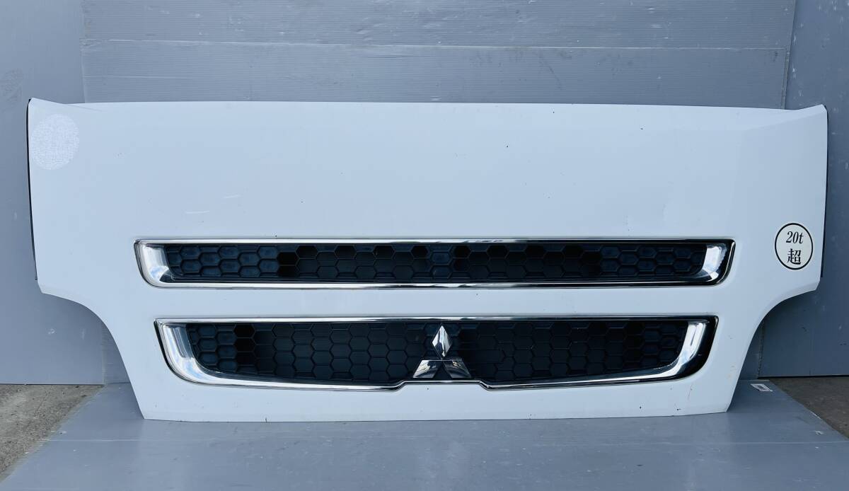 1A006N 純正 三菱 ふそう FUSO 07 スーパーグレート フロントパネル パネル メッキ グリル 付き ホワイト 白拍卖