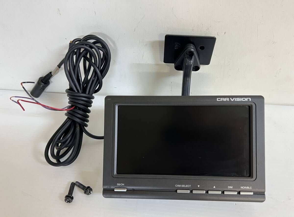 1A022N 三菱 MITSUBISHI バックモニター バックカメラ用 CM-7220 DC12/24V 電源ケーブル付き 動作確認済み拍卖