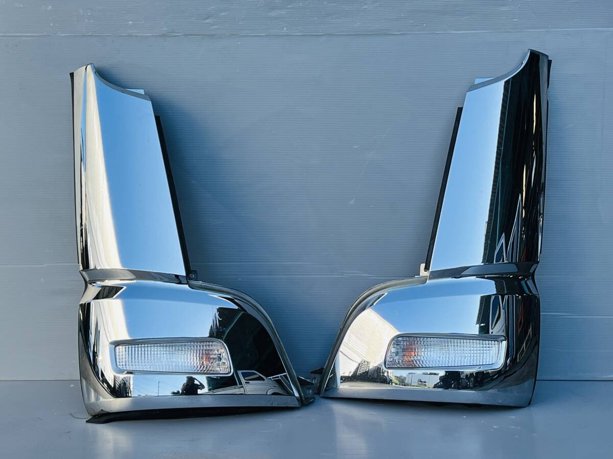 19081N 純正 三菱 ふそう 07 スーパーグレート メッキ コーナー パネル 左右セット拍卖