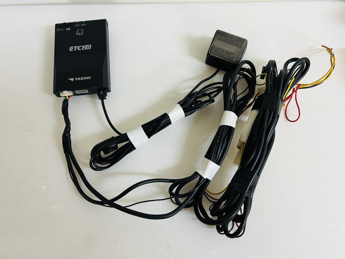 19089N 純正 矢崎 YAZAKI ETC2.0 車載器 アンテナ分離型 ETC-YP201 矢崎エナジーシステム 12/24V 取扱説明書 ケーブル 付き拍卖