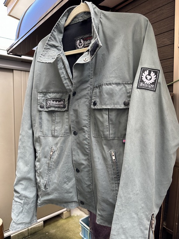 ●送料無料●わけあり新品(デッドストック) BELSTAFF ベルスタッフ ORIGINAL BRIGAND BLOUSON VINTAGE GRAY S拍卖