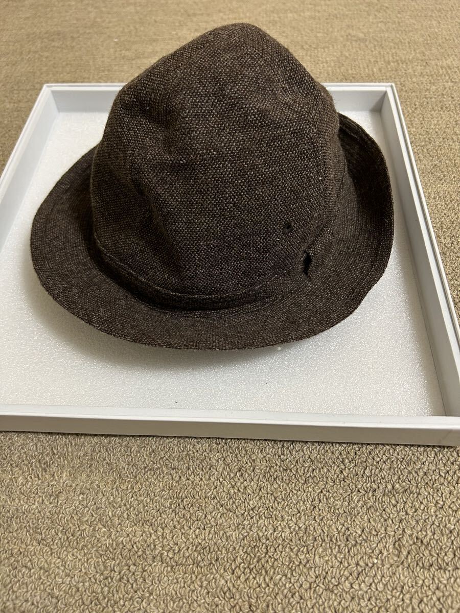 メンズ ウールハット ブラウン系 日本製拍卖