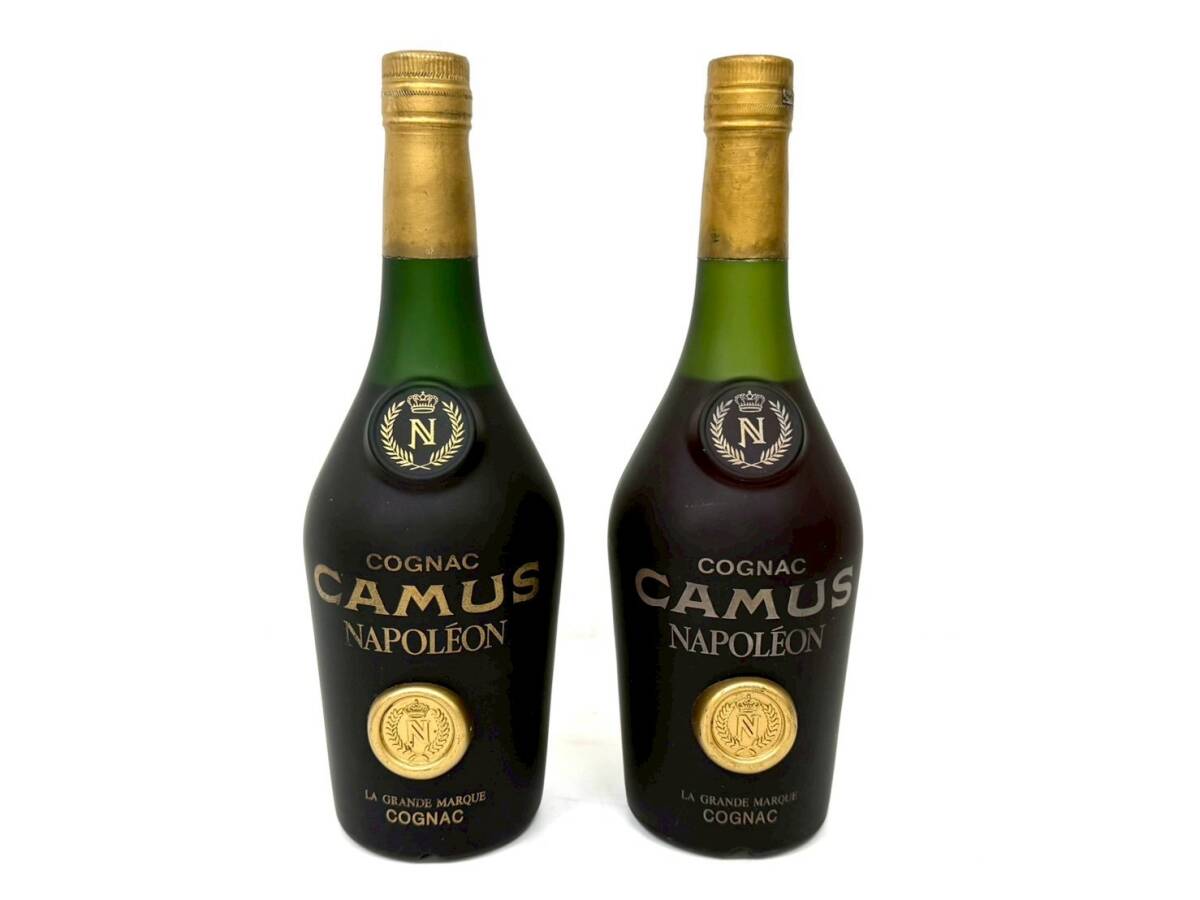 10E3 エ17★ブランデー700ml/2本 まとめ★ CAMUS カミュ NAPOLEON ナポレオン LA GRANDE MARQUE コニャック/COGNAC brandy拍卖