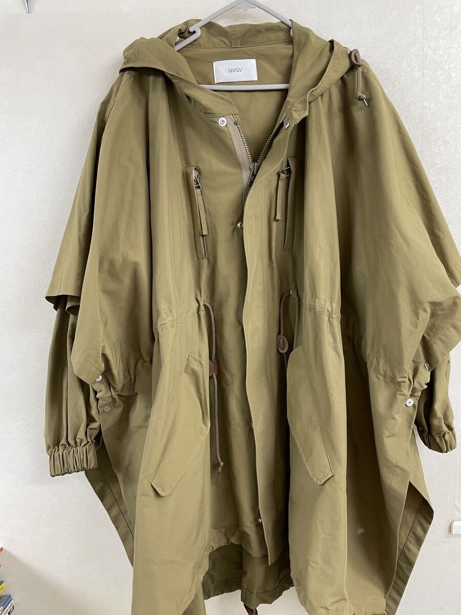 G.V.G.V GVGV【ジーヴィージーヴィー】 ポンチョ コート サイズ36拍卖