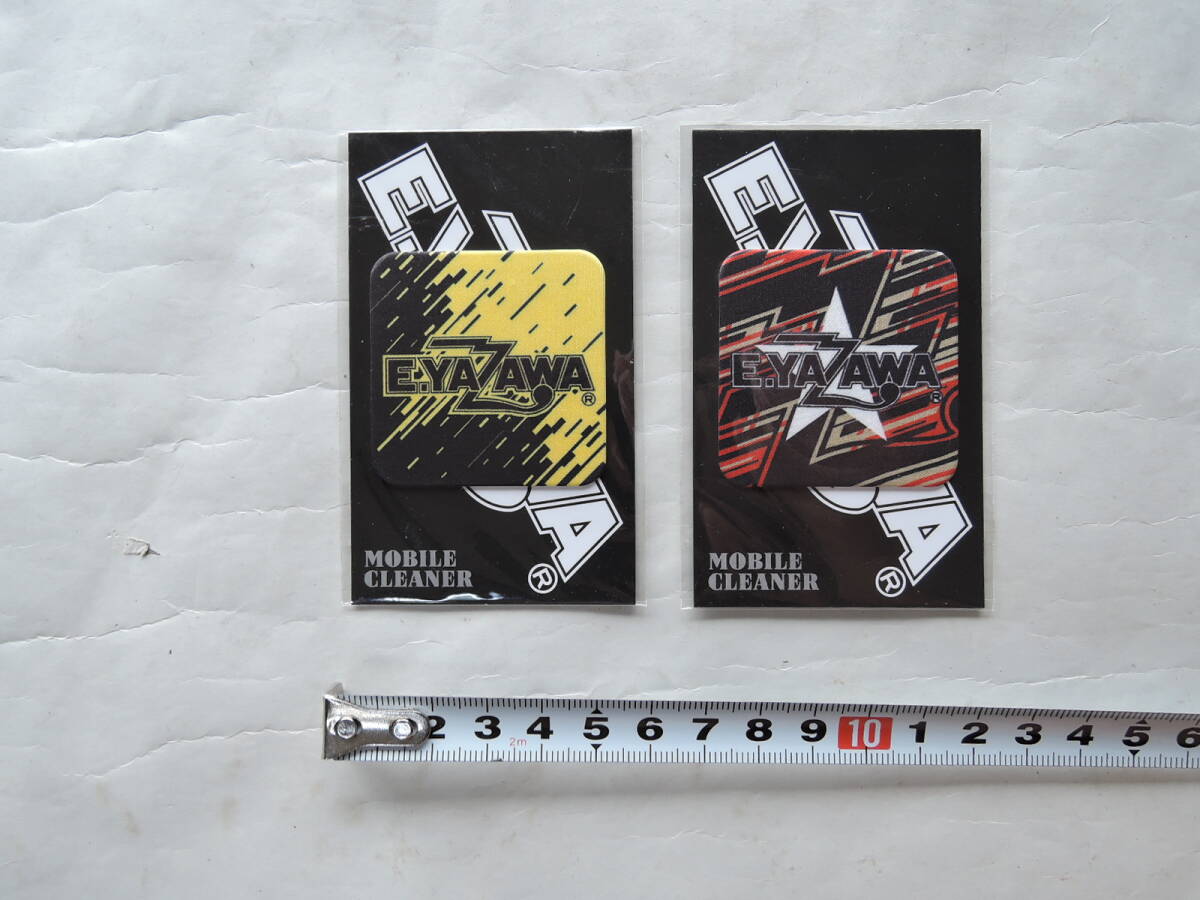 矢沢永吉 モバイルクリーナーステッカー (ロゴ星)Z (ロゴ)イエロー 2個セット 新品未開封拍卖