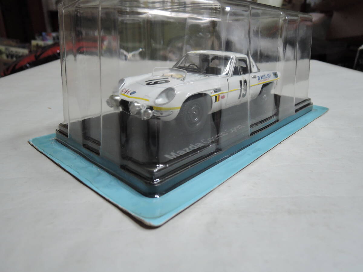 アシェット 1/24 国産名車コレクション マツダ コスモスポーツ (1968 マラソン・デ・ラ・ルート) 未開封品拍卖