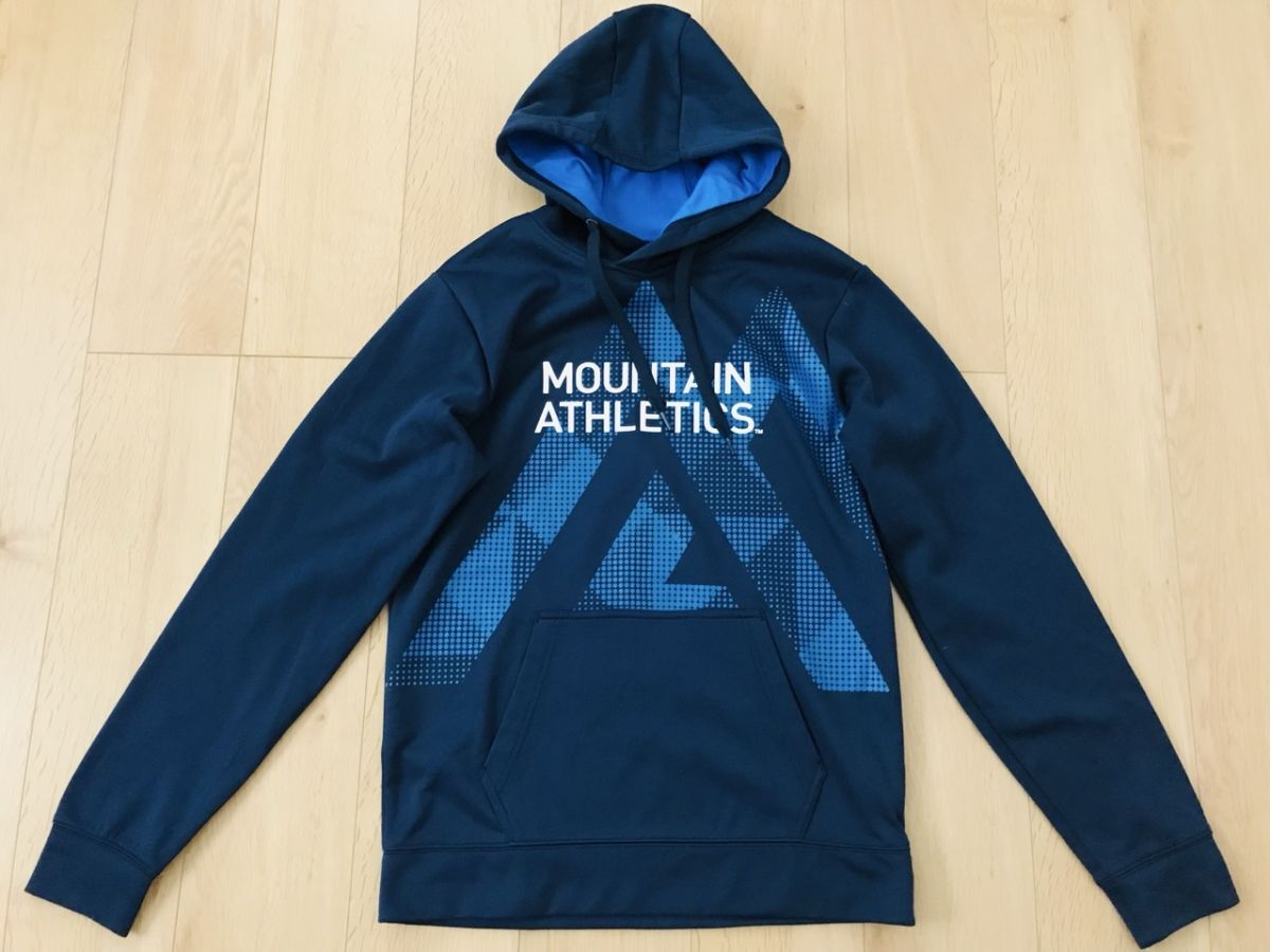 【美品】THE NORTH FACE*MOUNTAIN ATHLETICS*ドライスウェットパーカ*ネイビー*S拍卖