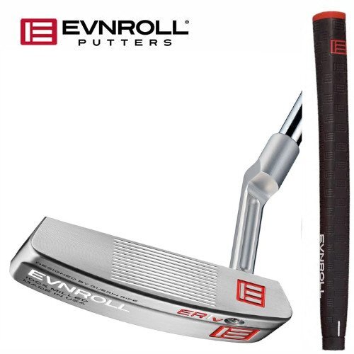 新品 イーブンロール EVNROLL ER1v ショートクランクネック 34インチ パター イーブンロールパター ピストルグリップ ブラック拍卖