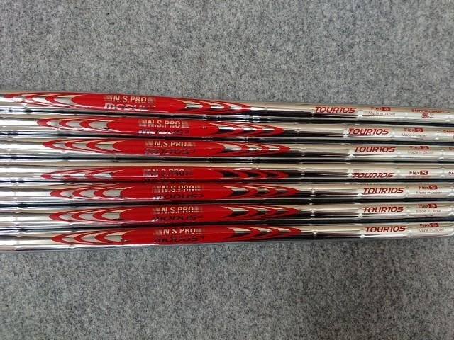 N.S.PRO MODUS3 モーダス3 TOUR 105 (S) #6-PW AW SW 7本セット アイアン用 スチールシャフト拍卖