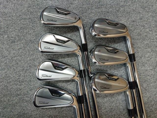 タイトリスト 2021 T200 アイアン #5-PW、W48 7本セット NS950 (S) ※W48のみ NS950 (WEDGE)拍卖