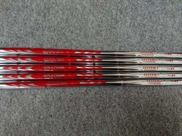 N.S.PRO MODUS3 SYSTEM3 TOUR125 (S) #6-PW用 5本セット アイアン用 スチールシャフト モーダス3拍卖