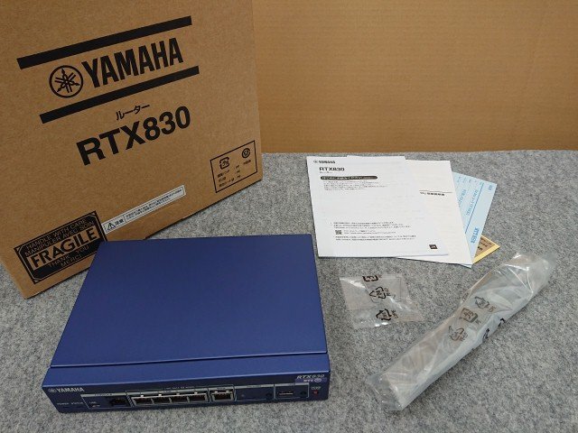 @【未使用品】 ヤマハ YAMAHA ルーター RTX830 ギガアクセスVPNルーター NTT西日本 2025年製拍卖