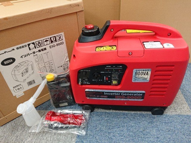 @【未使用品】 ナカトミ インバーター発電機 EIG-900D拍卖