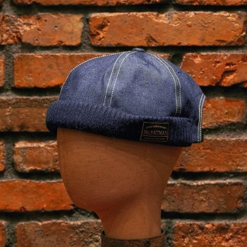 未使用 ミスターファットマン MR.FATMAN フィッシャーマンキャップ デニム L60cm 5234002拍卖