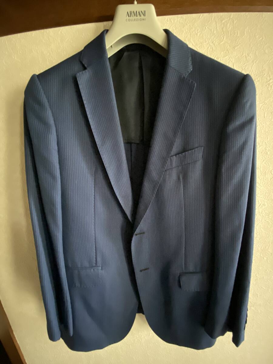 アルマーニコロツェオーニ ARMANI COLLEZIONIテーラードジャケット M LINE 2つボタン Lサイズ拍卖