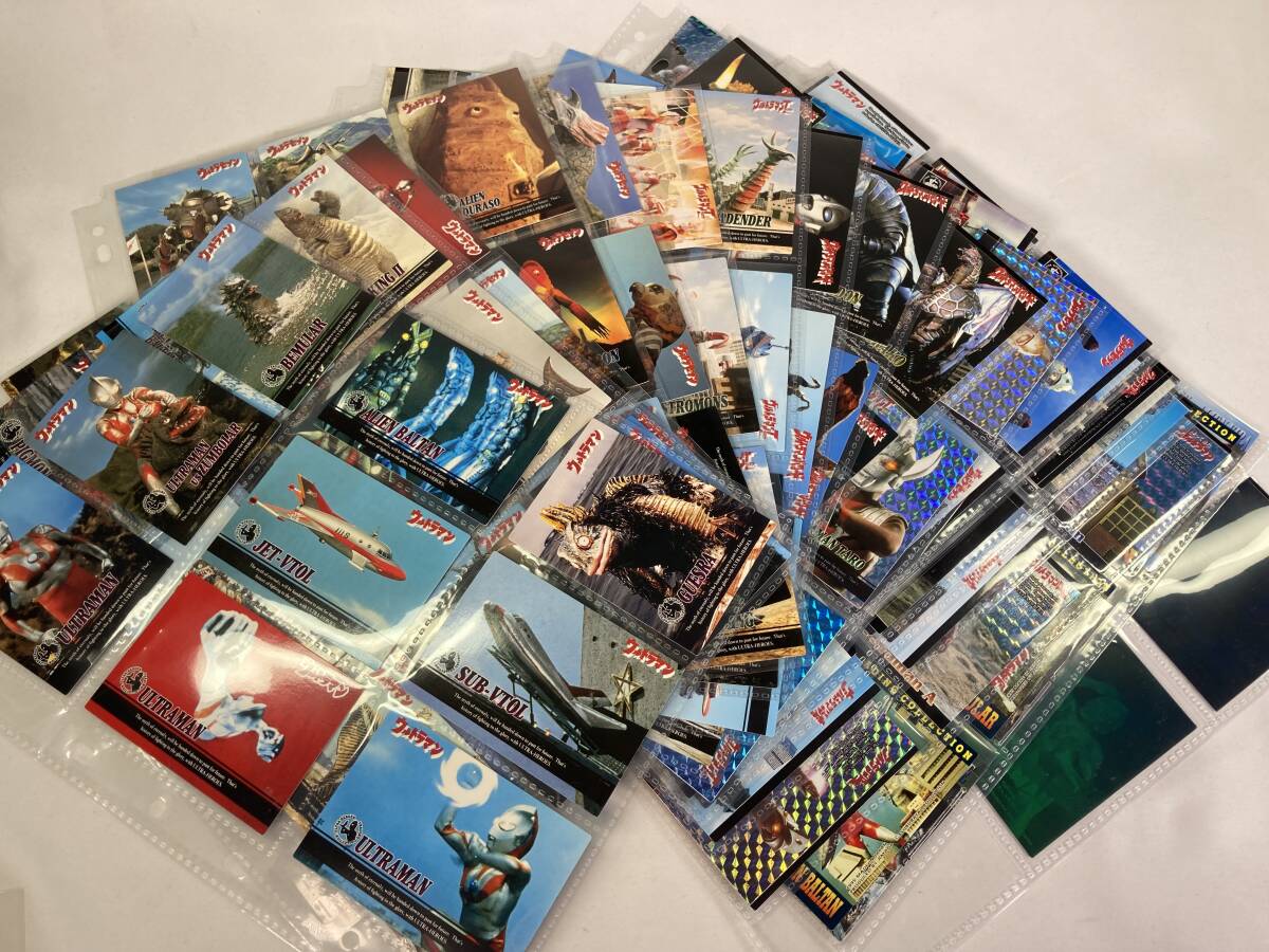 【セミコンプ】アマダ ウルトラマン トレーディングコレクション 第一弾/第二弾 全220種212枚+3Dホロ 2枚 キラ レーザー チェック 当時物拍卖