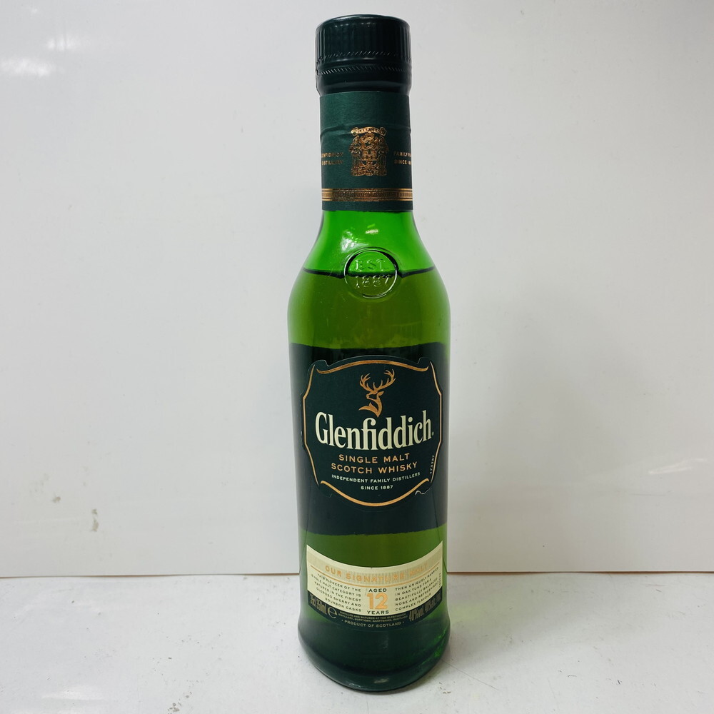 ICH【現状渡し品】未開栓 グレンフィディック 12年 スコッチ ウイスキー 350ml 40%〈214-251008-AA-02-ICH〉拍卖