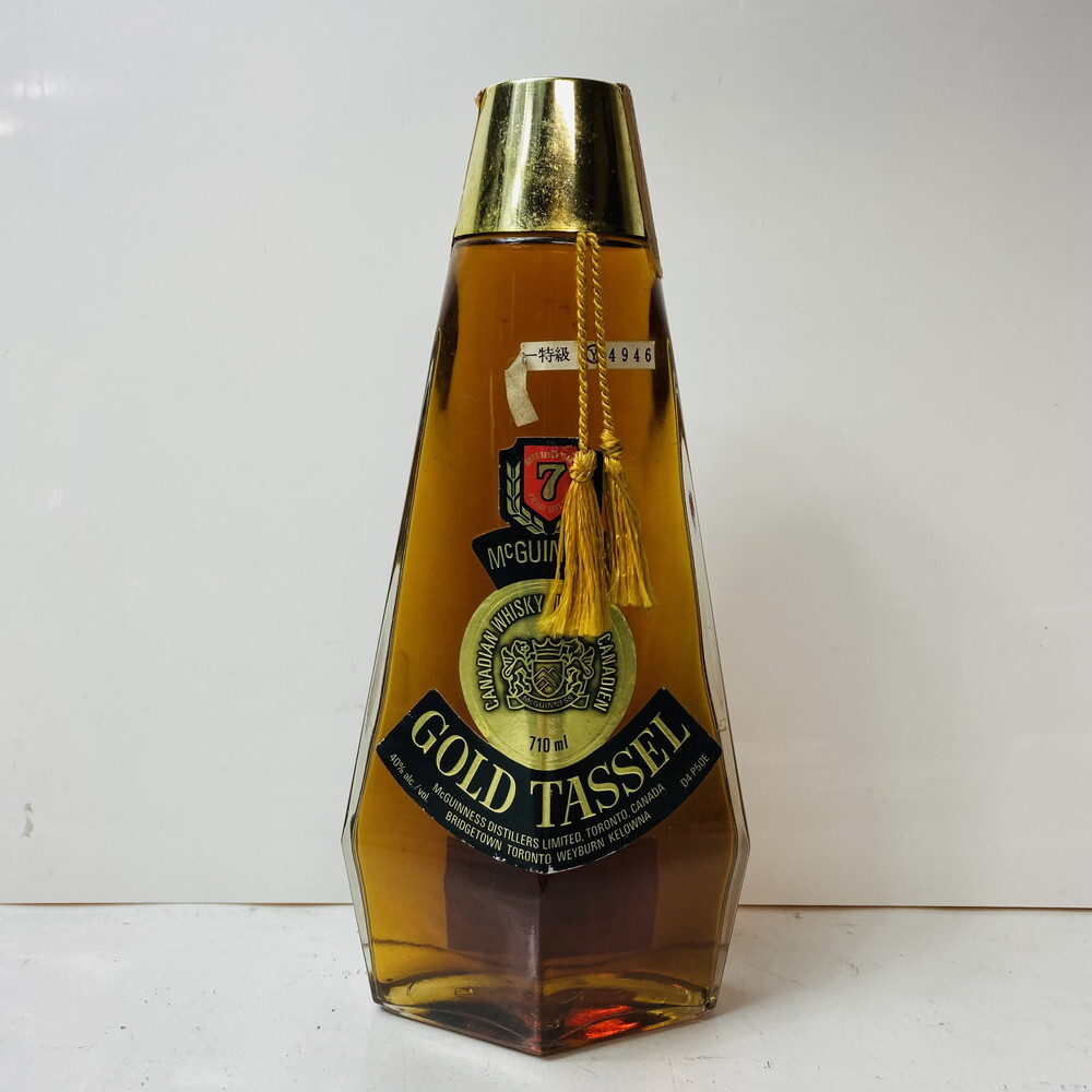 ICH 【ジャンク品】 未開栓 GOLD TASSEL ゴールドタッセル 7年 カナディアン ウイスキー 710ml 40% 〈214-251009-AA-01-ICH〉拍卖