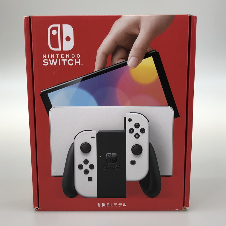 IWA 【中古美品】 未使用品 Nintendo Switch(有機ELモデル) Joy-Con(L)/(R) ホワイト 〈034-251029-SY-01-IWA〉拍卖