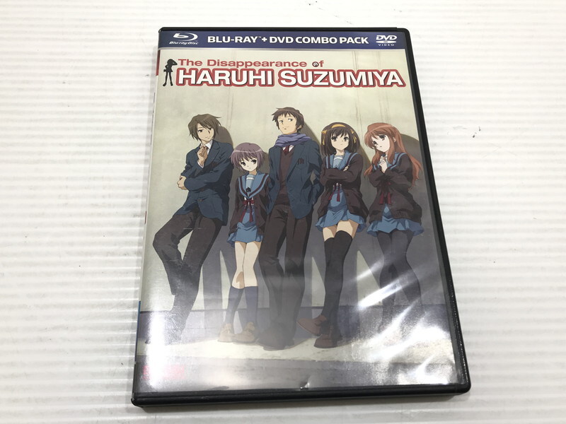 TAG【中古】★Disappearance of Haruhi Suzumiya Blu-ray+DVD COMBO PACK 輸入盤 ★ヤケあり〈009-250930-TI-17-TAG〉拍卖