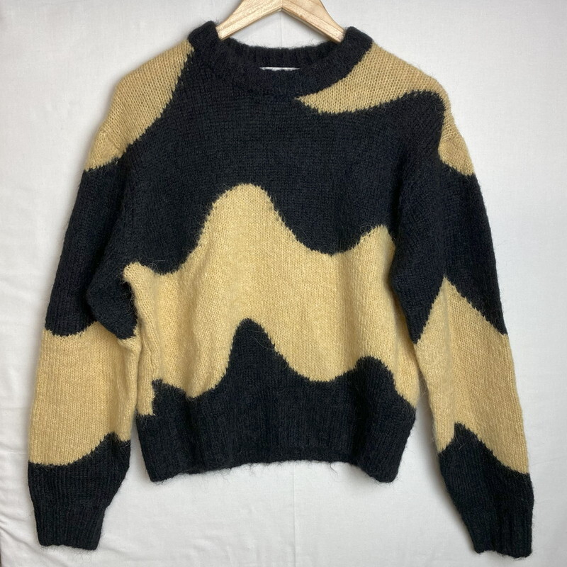ICH【中古】marimekko マリメッコ ニットセーター ロッキ柄 Meija Isola ブラック/ベージュ サイズS〈170-250924-SM-08-ICH〉拍卖