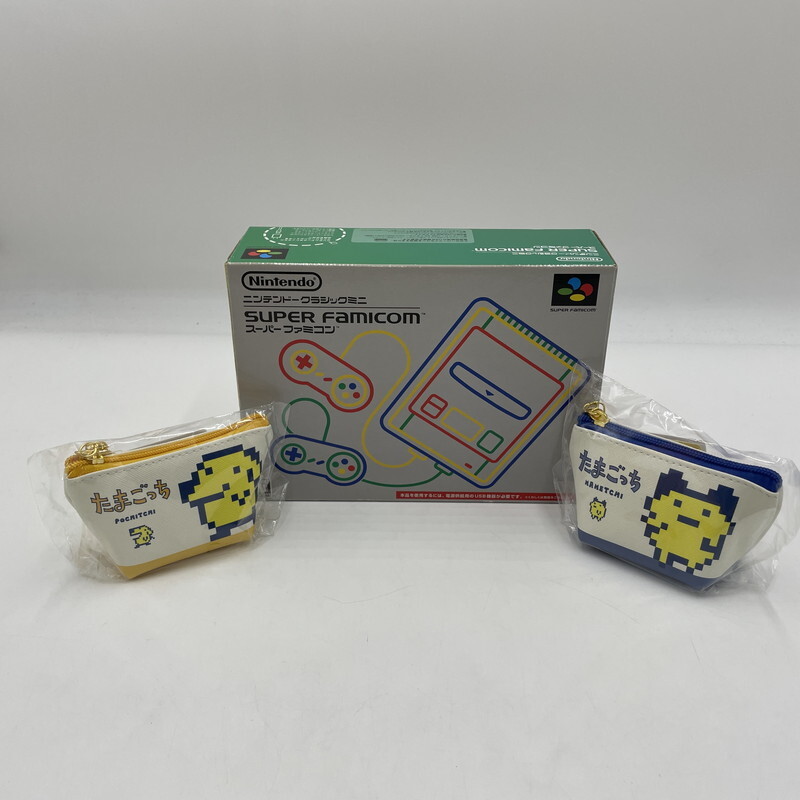 TEI【現状渡し品】ニンテンドークラシックミニスーパーファミコン+たまごっちイヤフォンポーチセット〈023-251011-NS-04-TEI〉拍卖