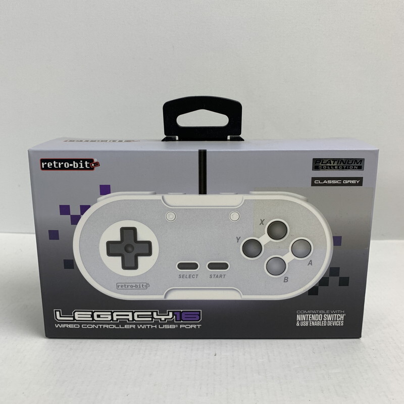 FUZ【中古美品】未開封 有機コントローラー LEGACY16 グレー 任天堂スイッチ〈024-251011-IO-10-FUZ〉拍卖