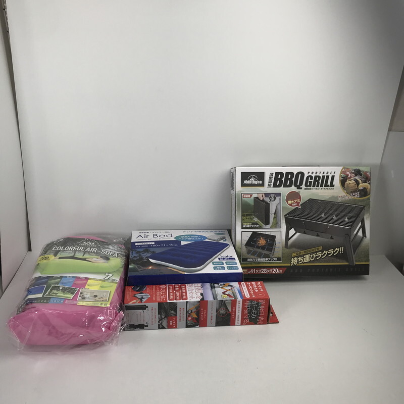 FUZ【現状渡し品】雑貨まとめ売り BBQグリル エアクッション エアーベッド カーサンシェイド 他〈101-251013-IO-04-FUZ〉拍卖